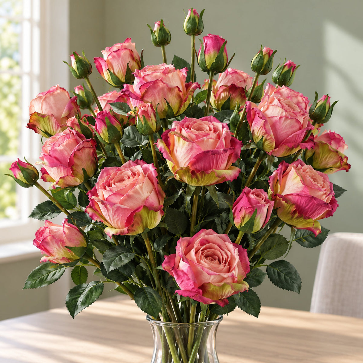 Artificial Rose Flower Stem Sprays