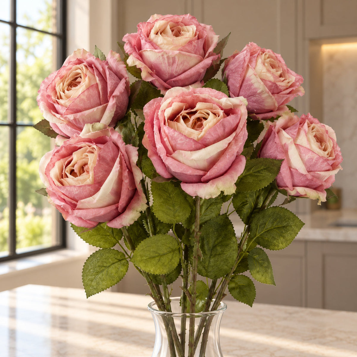 70cm Artificial Realistic Faux Rose