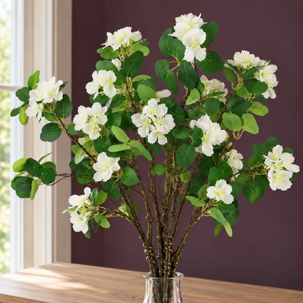 60cm Artificial Flower Foliage Spray Stem