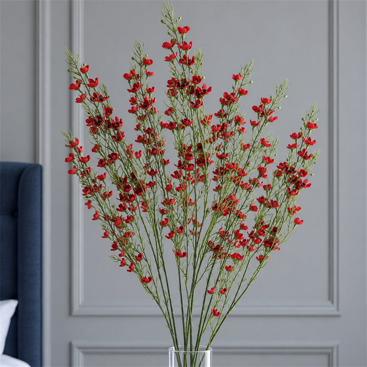 100cm Artificial Foliage Stem with Small Flowers