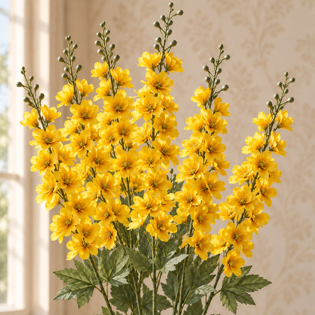 85cm Artificial Larkspur Flower Stem