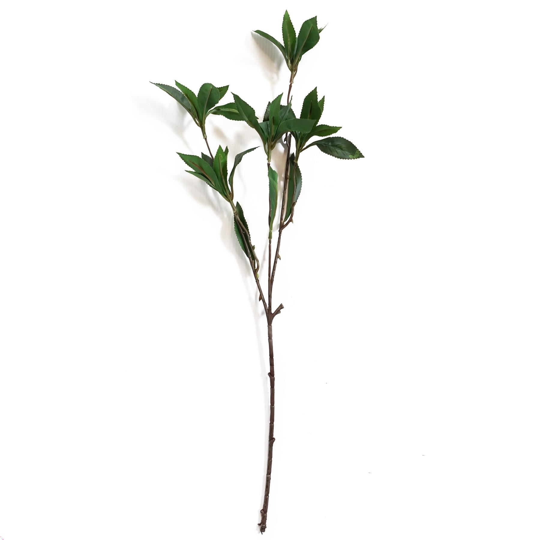 55cm künstlicher Lorbeerblatt-Spray-Stiel