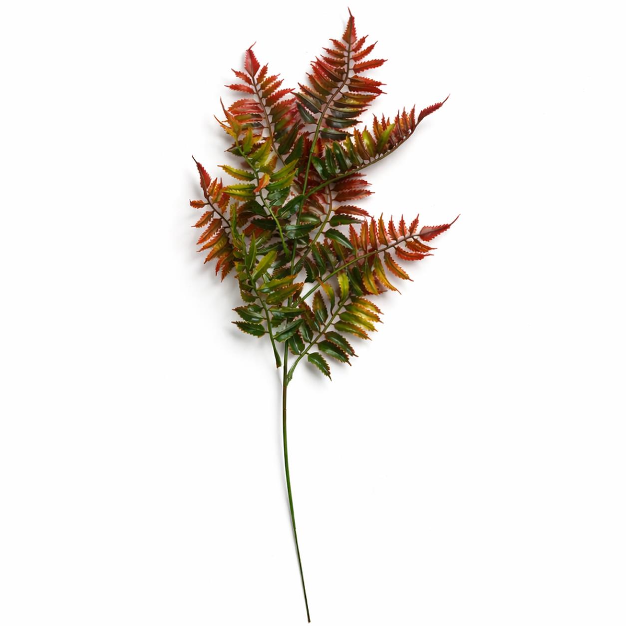 50 cm Künstlicher Farnstiel – Herbstorange