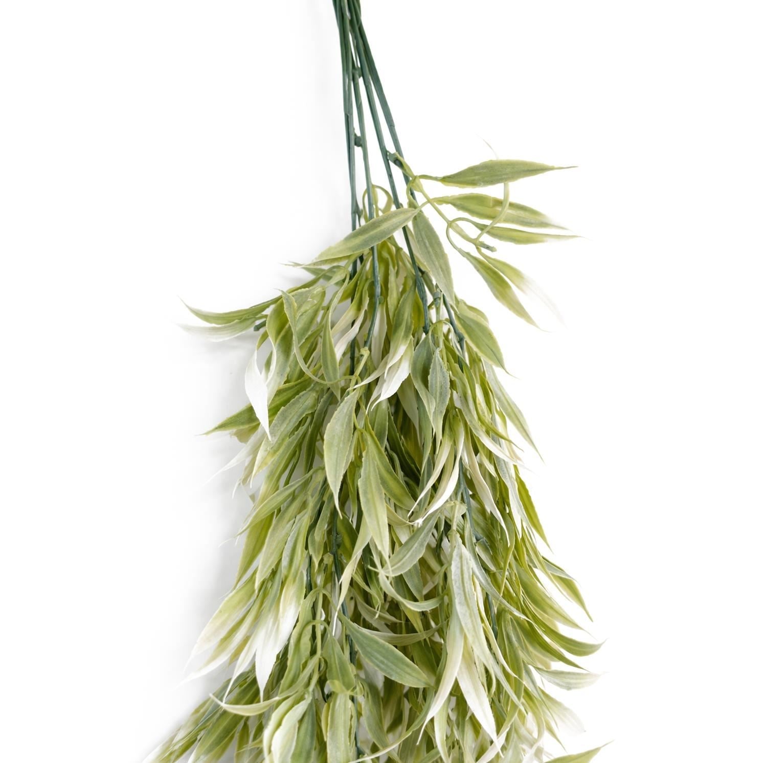 80 cm künstliche italienische Ruscus-Hängepflanze mit realistischem Laub – hellgrün