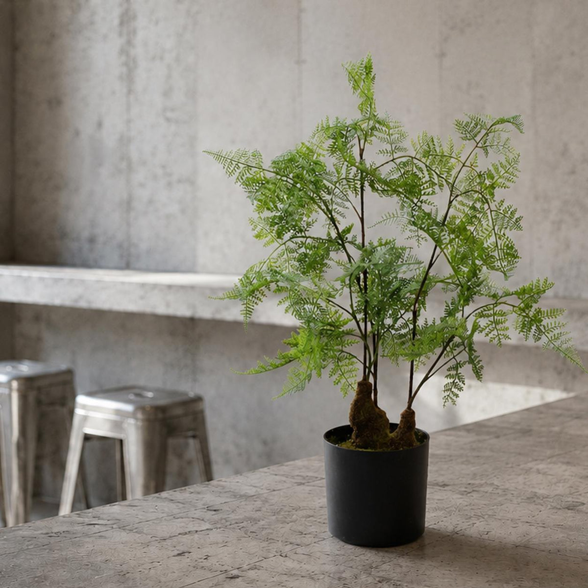 60cm Artificial Natural Moss Base Fern Foliage Plant – image 2