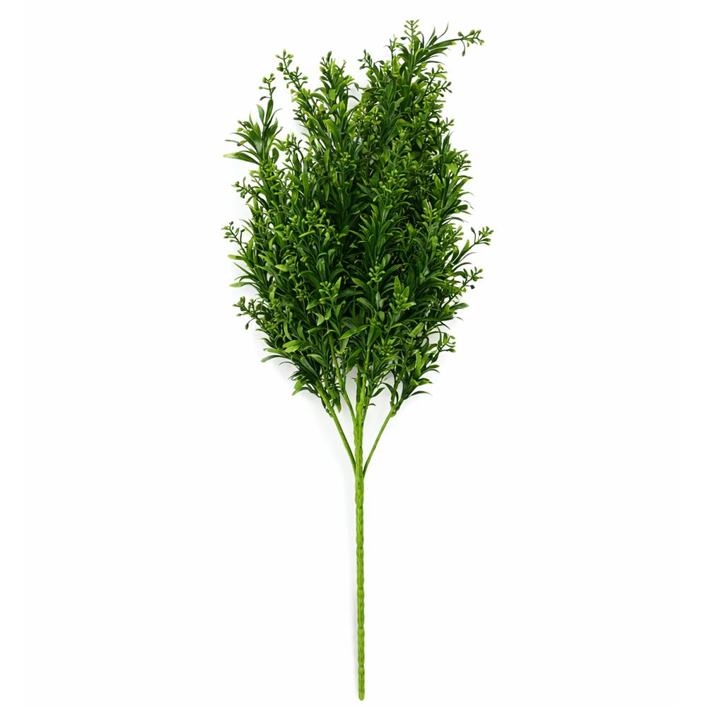 Tige de buisson de feuillage artificiel style romarin de 75 cm