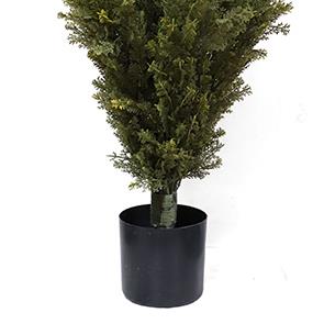 120cm Künstlicher Zedernbaum in Natur-Optik