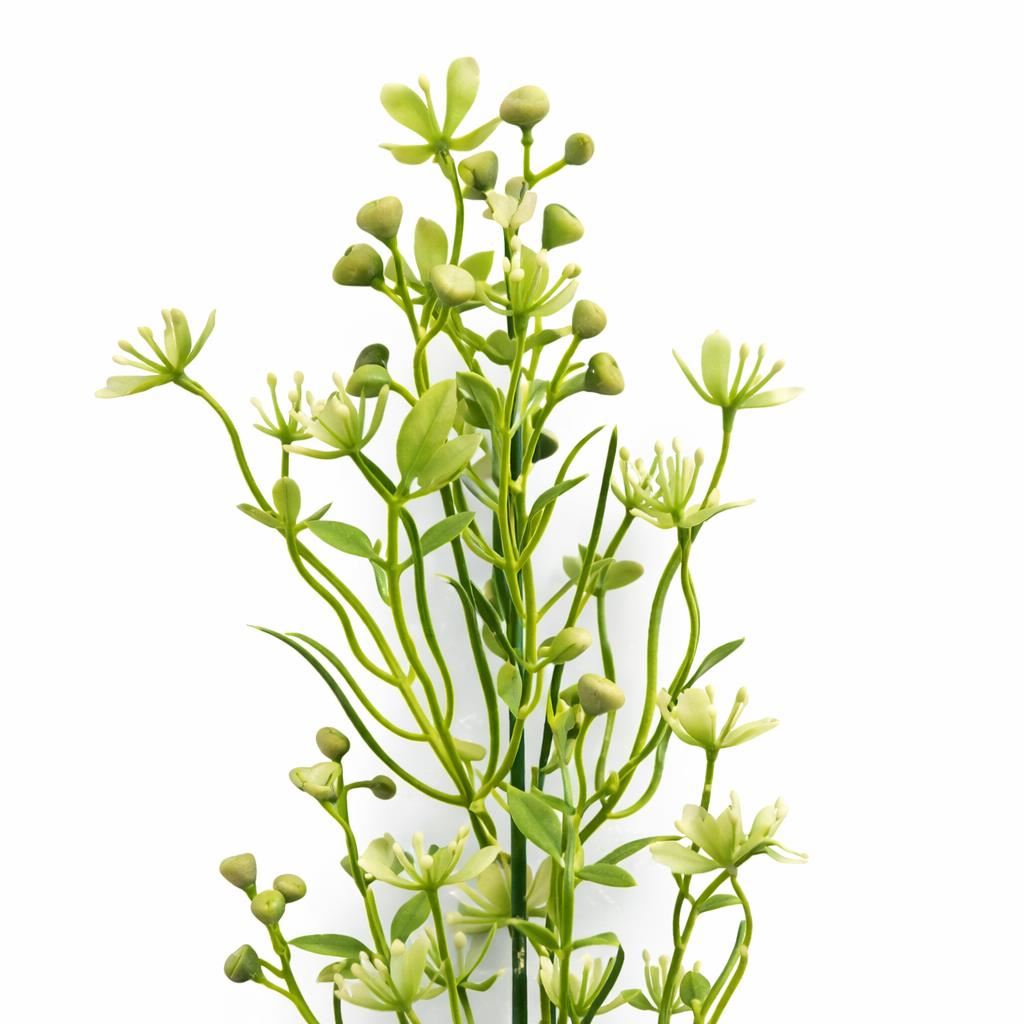 48cm Künstlicher Beerenblütenzweig, Kunstgrün für Blumenschmuck
