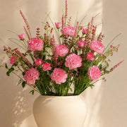 52cm Artificial Pink Peony Wildflower Bouquet