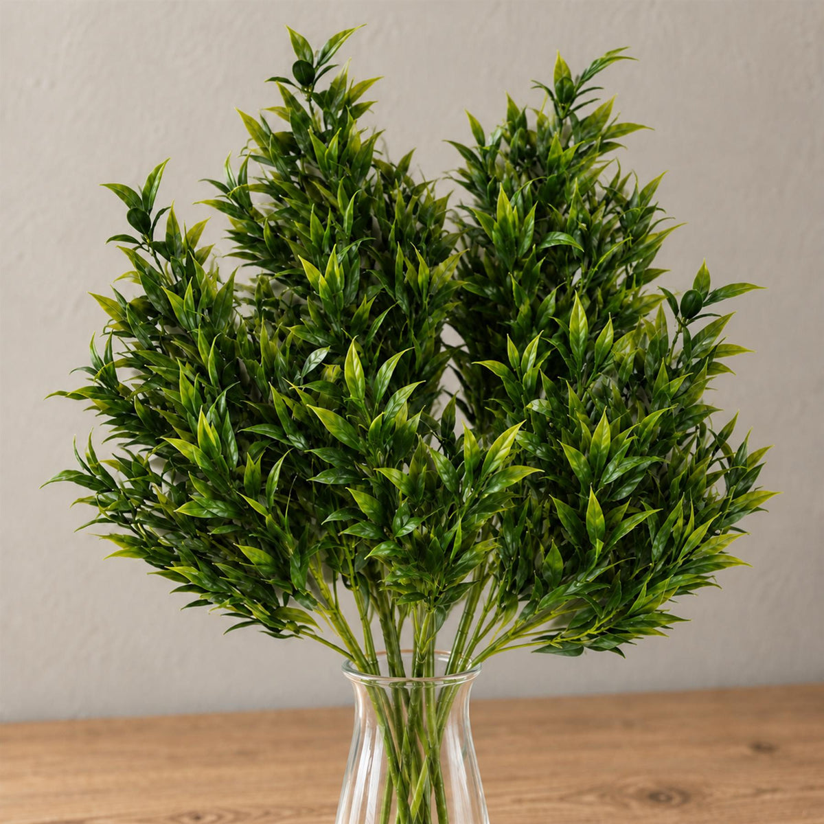 75cm Artificial Laurel Leaf Foliage Bush Stem