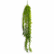 Plante artificielle suspendue style fougère tombante, 80 cm, fausse plante verte à suspendre