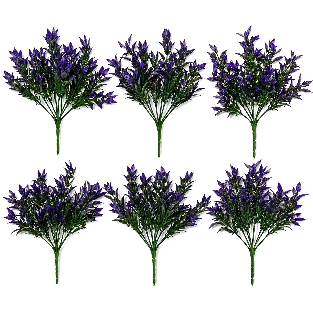 34cm Künstlicher Lavendel Stiel Pflanze Kunstblumen Füllmaterial