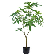 120cm Artificial Money Plant Pachira Realistic Faux Tree
