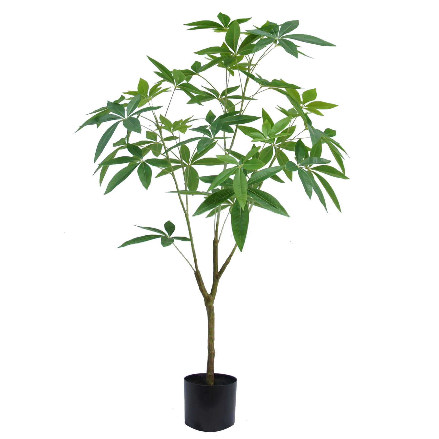120cm Artificial Money Plant Pachira Realistic Faux Tree