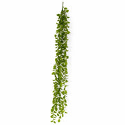 Guirlande de feuilles vertes artificielles de 90 cm, fausse plante tombante
