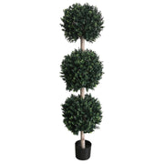 150cm UV Protected Triple Ball Topiary Tree Artificial