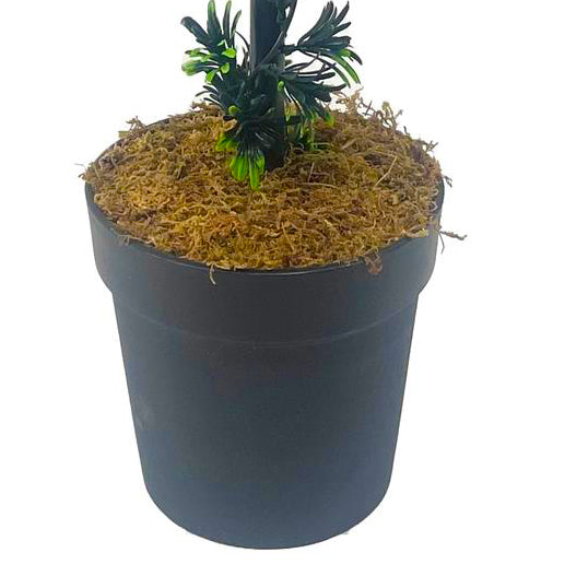 90cm Podocarpus Double Ball Topiary Tree Artificial