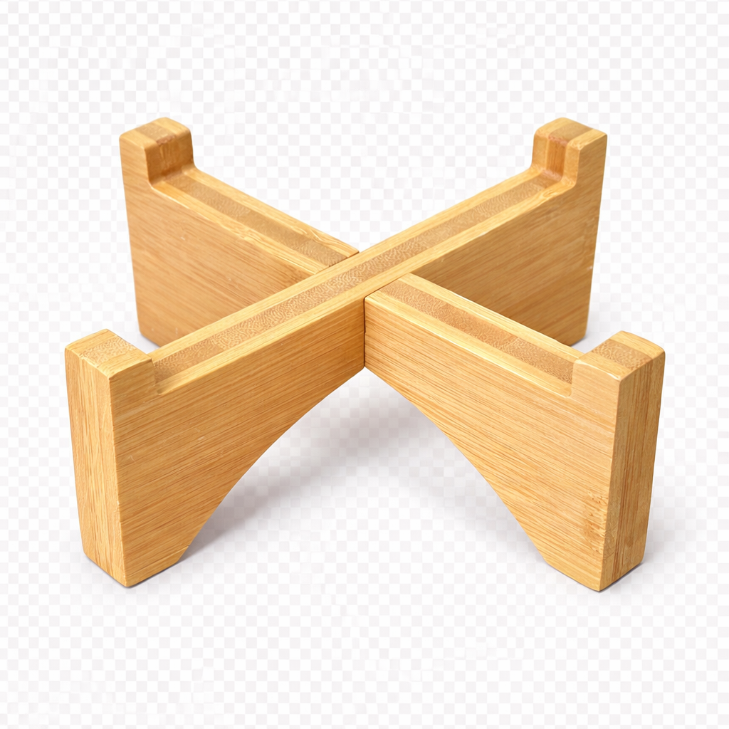 Bamboo Plant Pot Stand