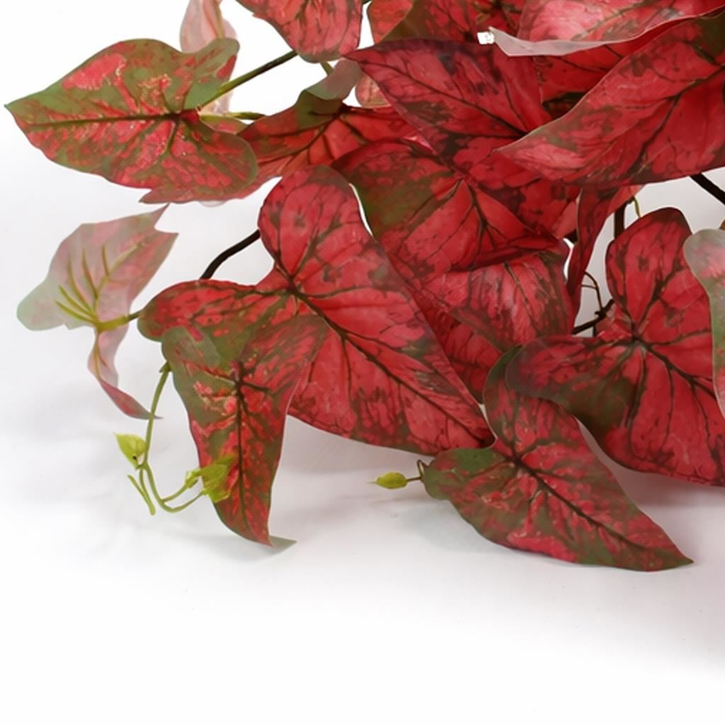 30cm Künstliche Hängende Rote Caladium