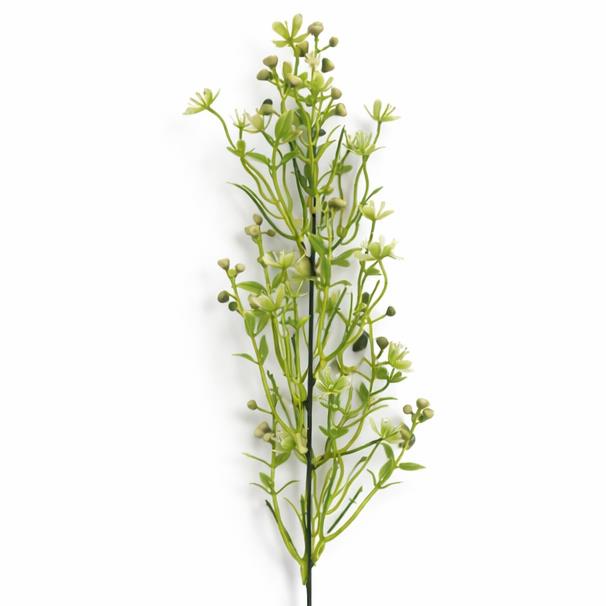 48cm Künstlicher Beerenblütenzweig, Kunstgrün für Blumenschmuck