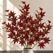 90cm Artificial Red Japanese Maple Leaf Spray