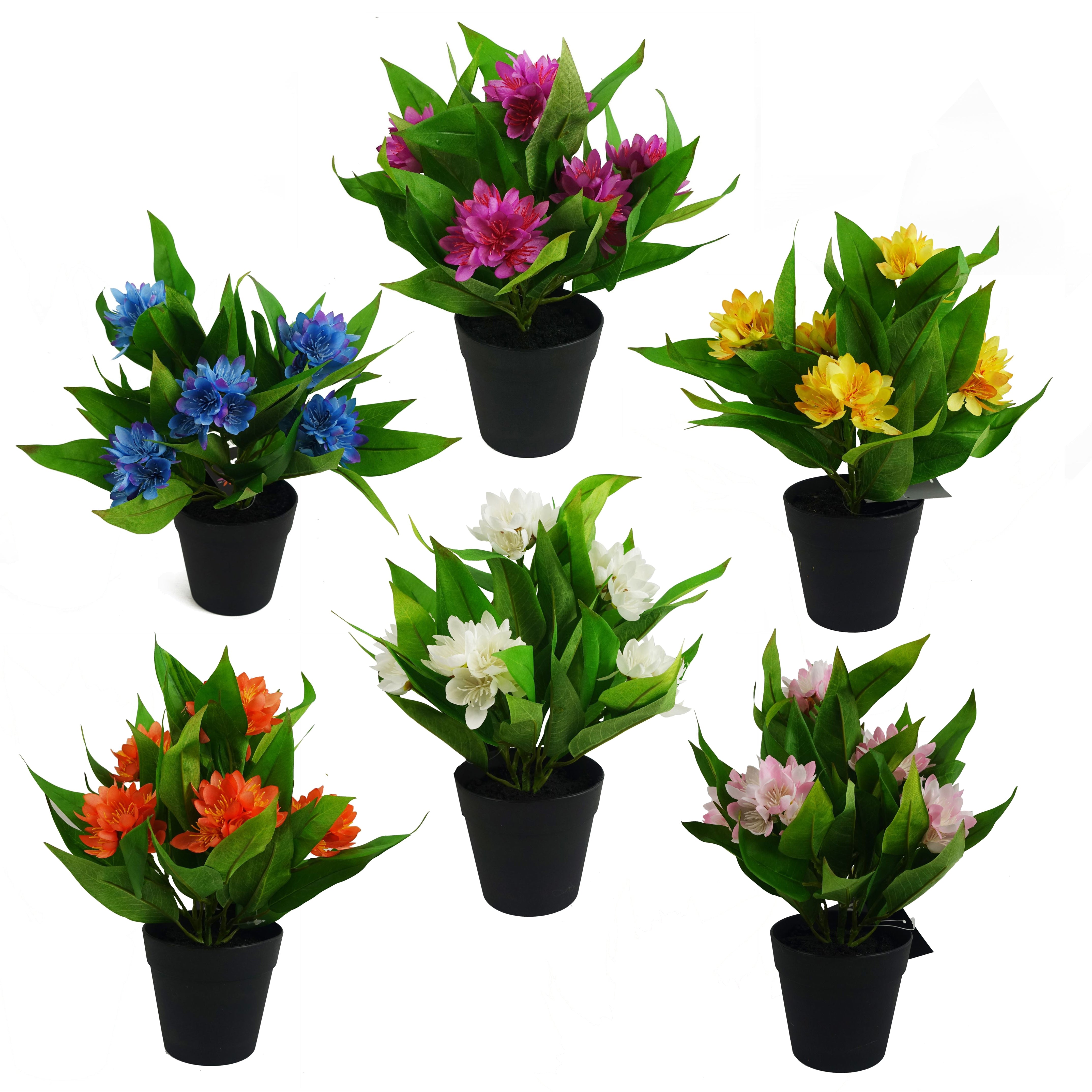 18cm Artificial Freesia Flowering Plant