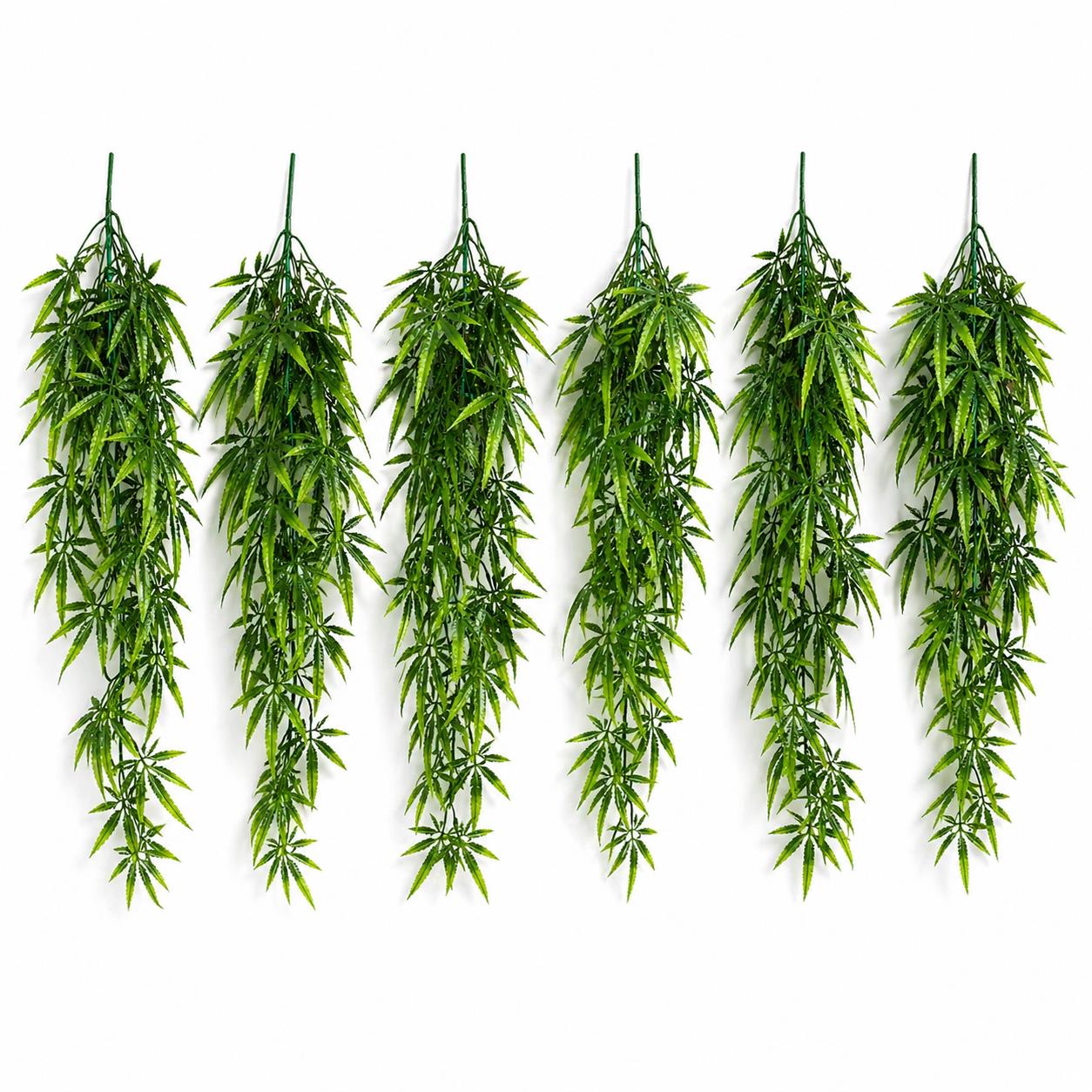 Plante artificielle de fougère tombante de 80 cm, guirlande de verdure artificielle à suspendre