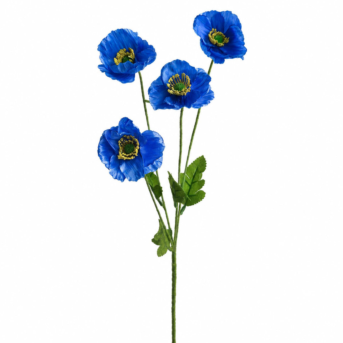 60cm Artificial Poppy Flower Spray