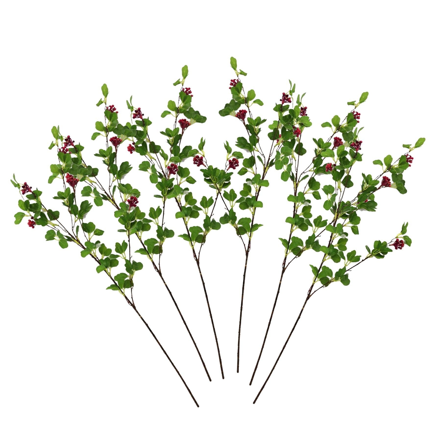 Tige de vaporisateur de feuillage de baies artificielles de 90 cm