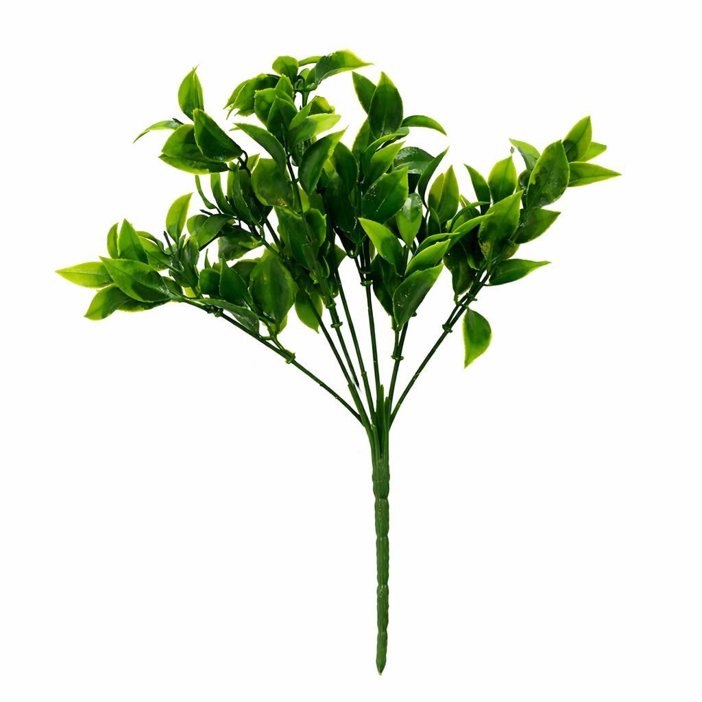 30cm Künstlicher Buchsbaumblätter-Spray-Stiel