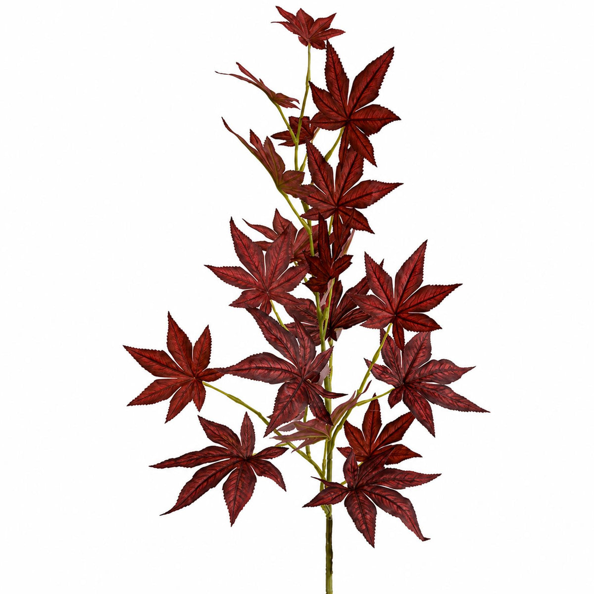 90cm Artificial Red Japanese Maple Leaf Spray