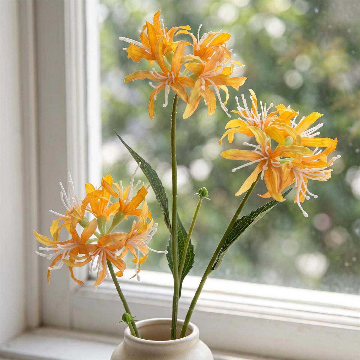 72cm Artificial Spider Lily Flower Stem