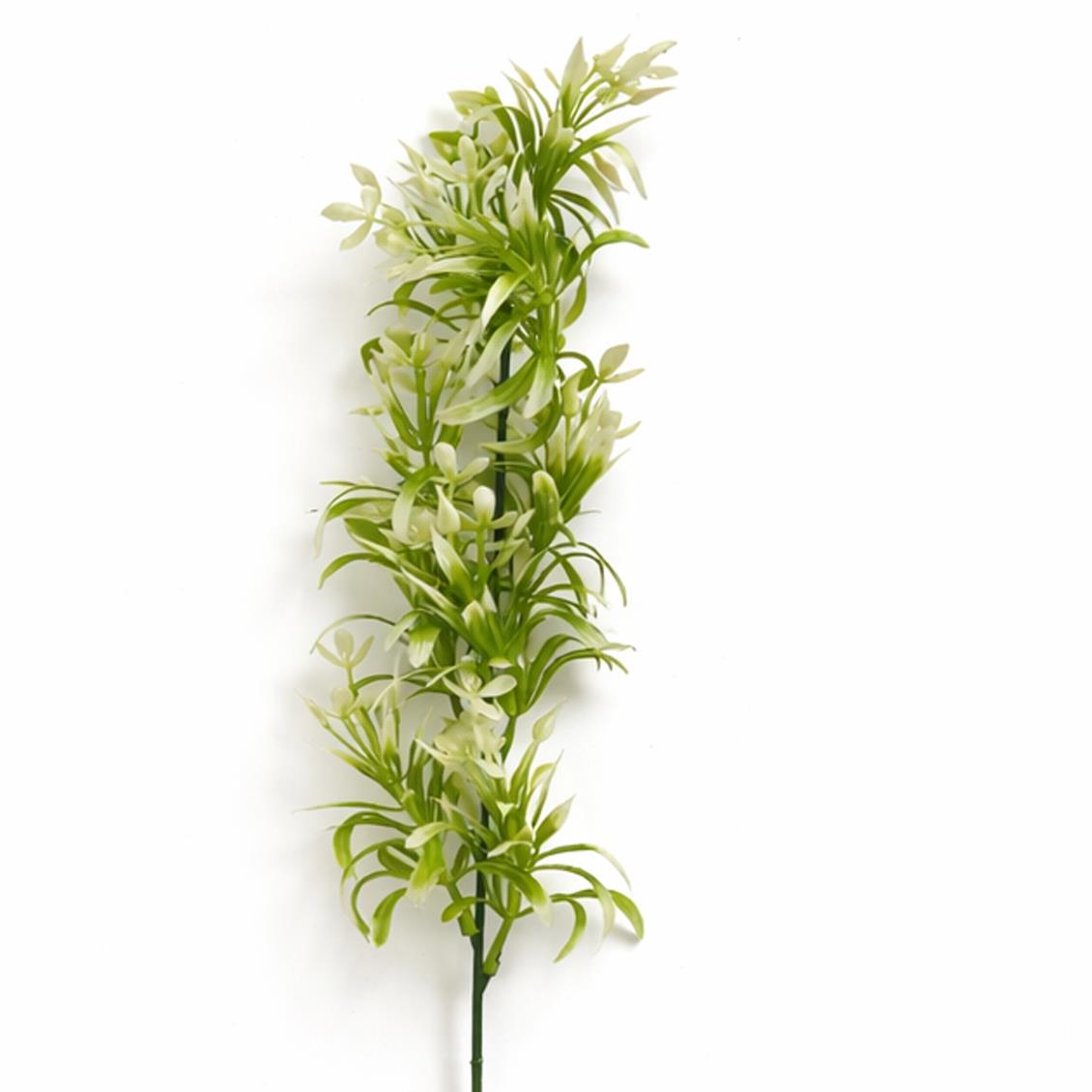 48cm Künstlicher weißer Blütenzweig