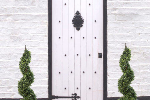 Spiral Twist Topiary Artificial Trees