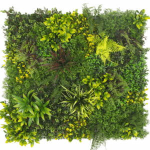 100cm UV Green Wall - Spring Foliage Artificial