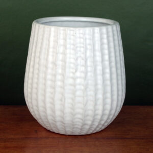 White Ceramic Planter Plant Pot