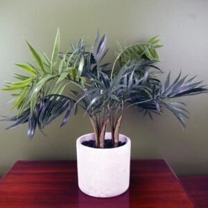 40cm Artificial Mini Tropical Palm in Decorative Planter