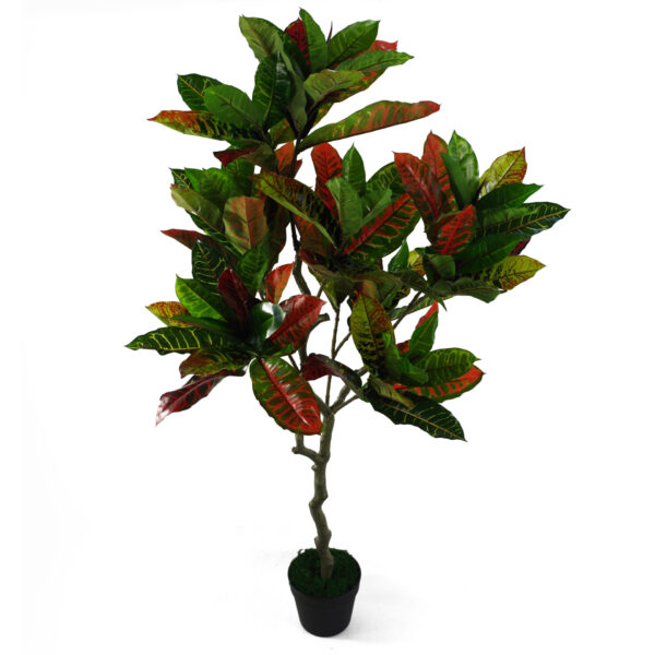 130cm Artificial Codiaeum Multicoloured House Plant Leaf Artificial