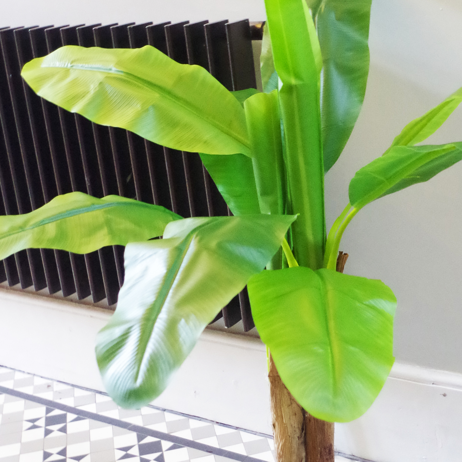 120cm Artificial Banana Plant Tropical Natural Tree Leaf Artificial