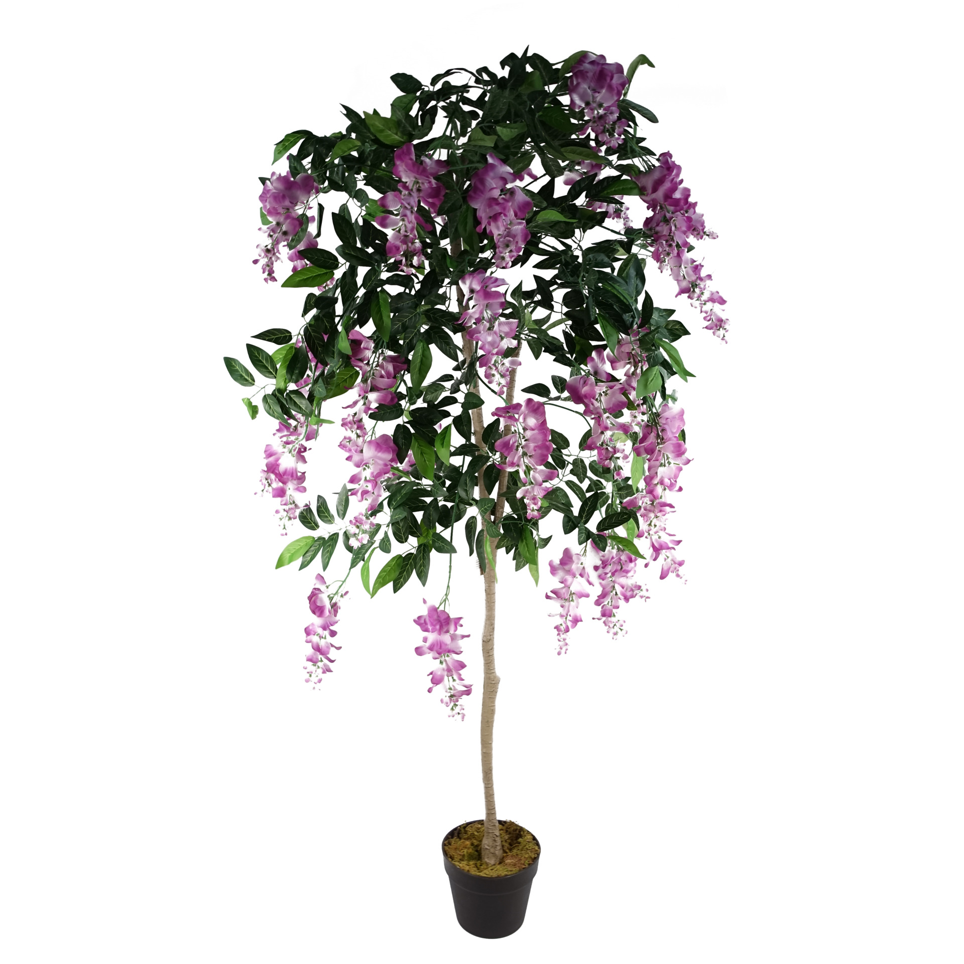 150cm Artificial Light Pink Wisteria Tree Leaf Artificial Plants & Trees