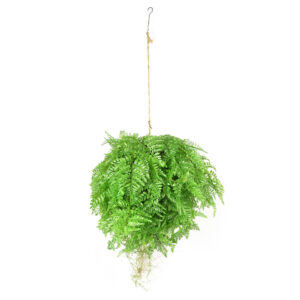 110cm Artificial Hanging Fern Ball - Extra Large