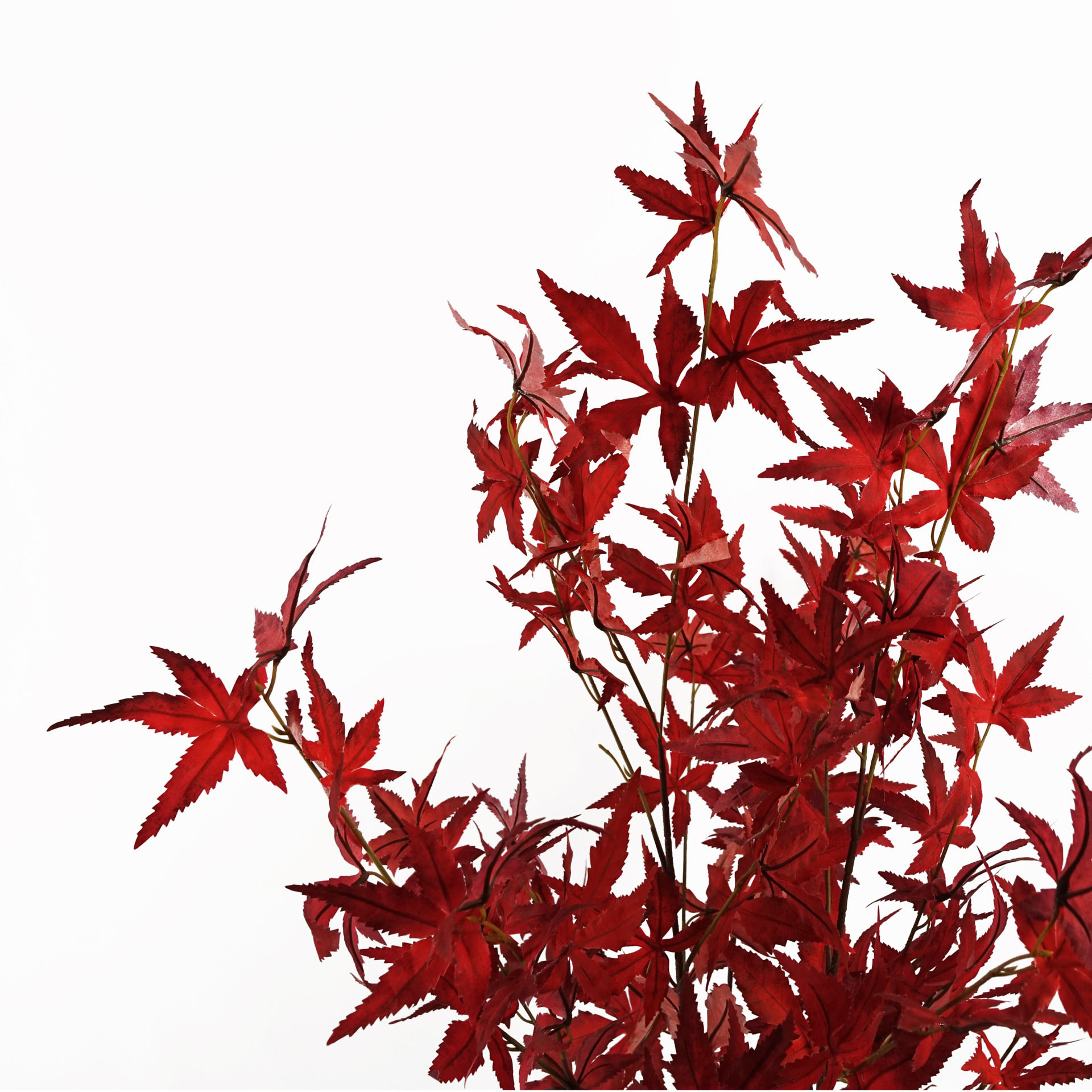 120cm Artificial Red Maple Tree Leaf Artificial Plants & Trees