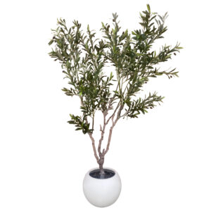 XXL Artificial Olive Tree 2m (200cm) With decorative planter