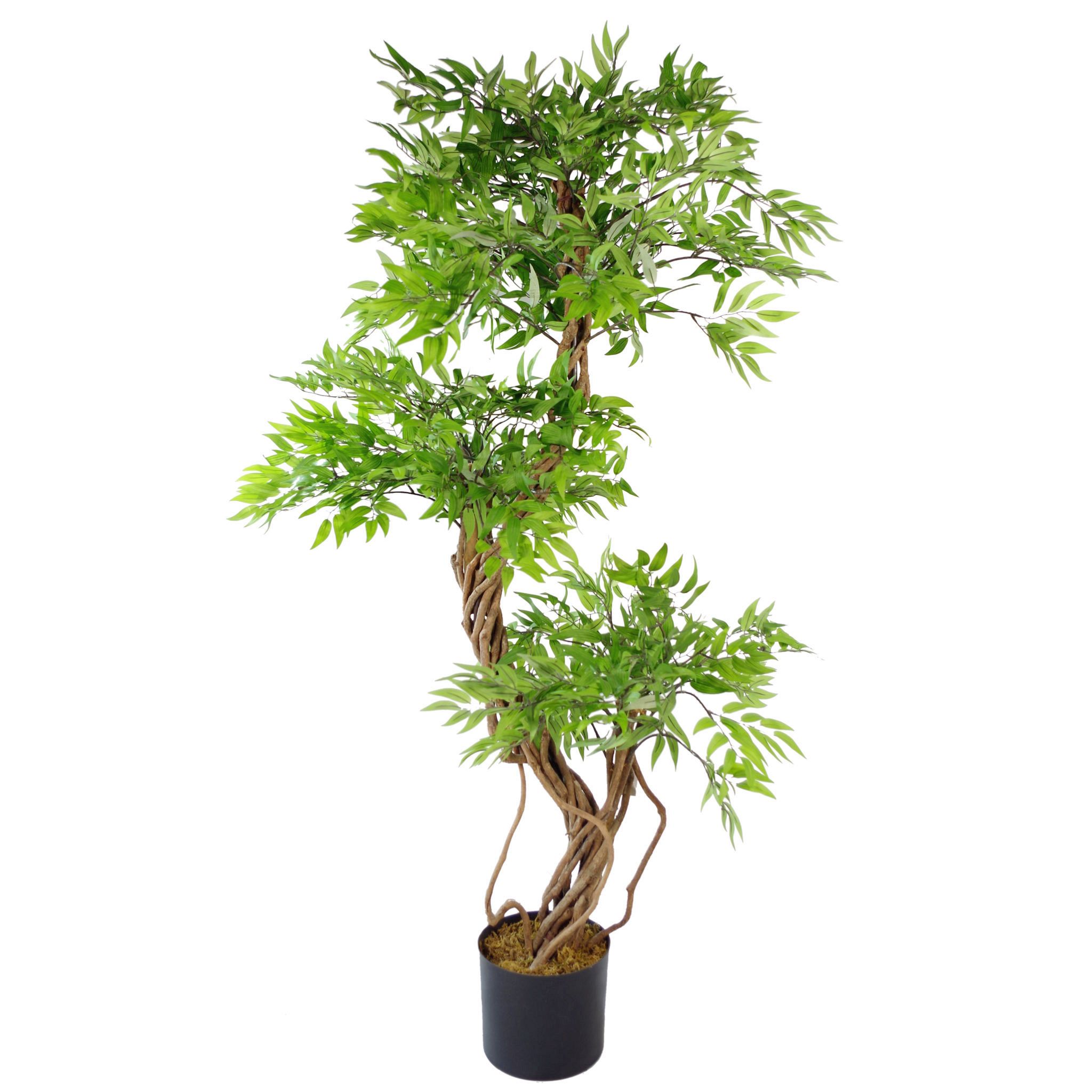 140cm Realistic Artificial Japanese Fruticosa Tree Ficus Tree Leaf Artificial Plants & Trees
