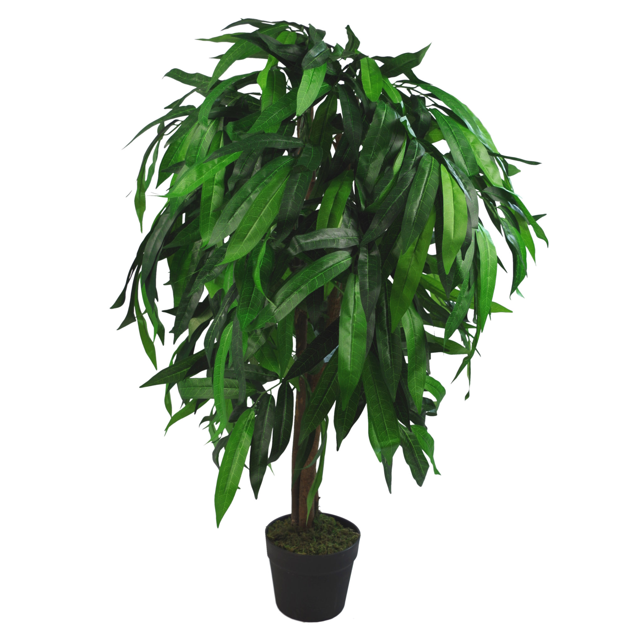 100cm Tall Large Artificial Mango Tree Plant Leaf Artificial Plants
