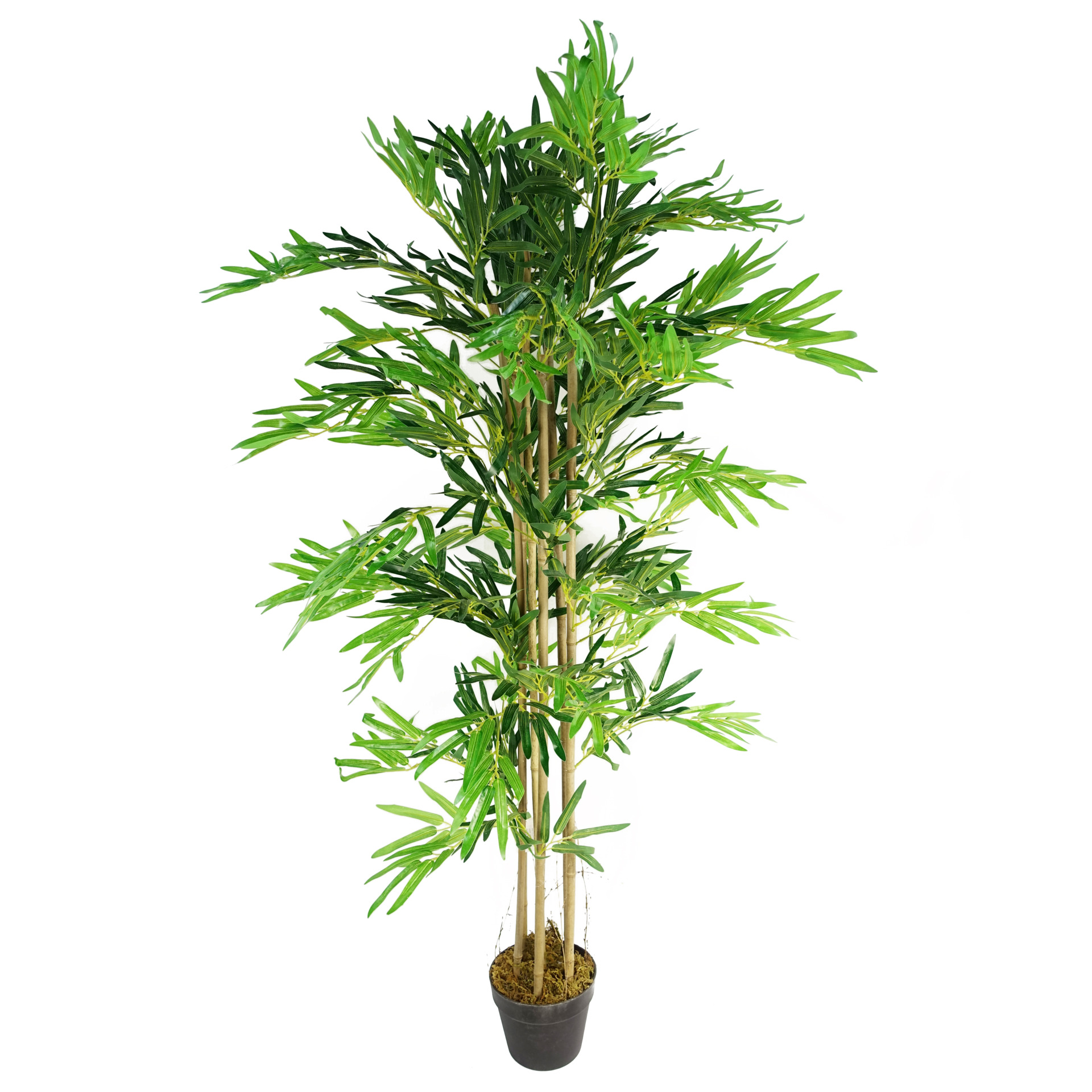 150cm (5ft) Artificial Bamboo Plants Trees Natural Green Leaf