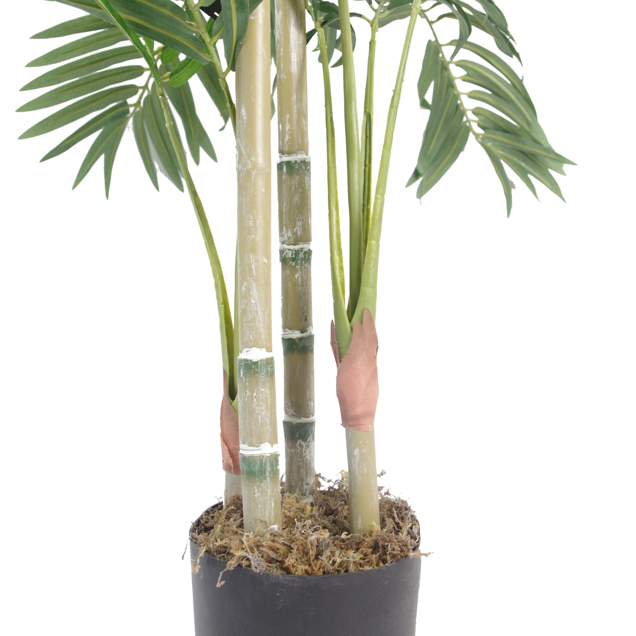 120cm (4ft) Premium Artificial Areca Palm with pot Leaf Artificial