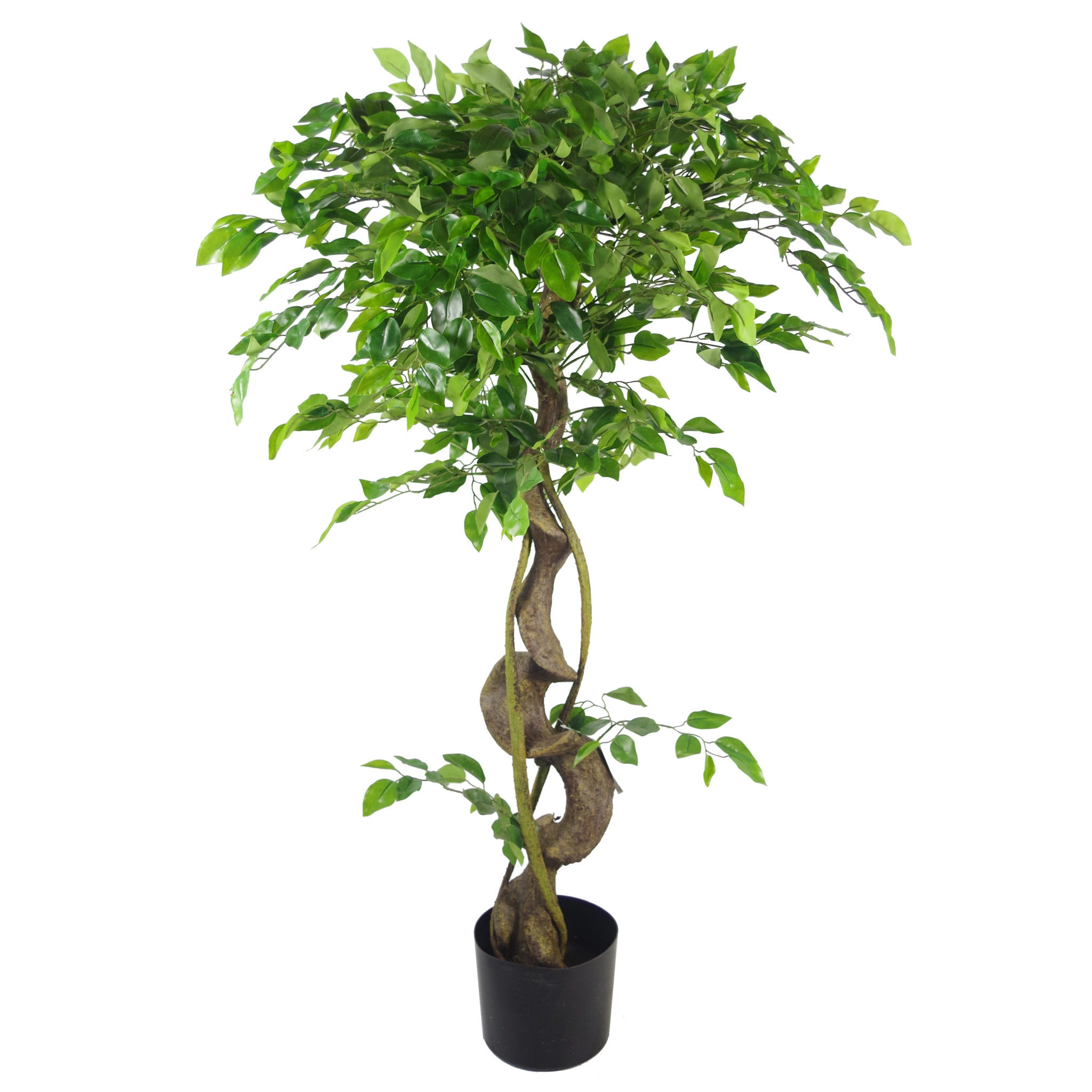 120cm Twisted Trunk Artificial Japanese Fruticosa Style Ficus Tree