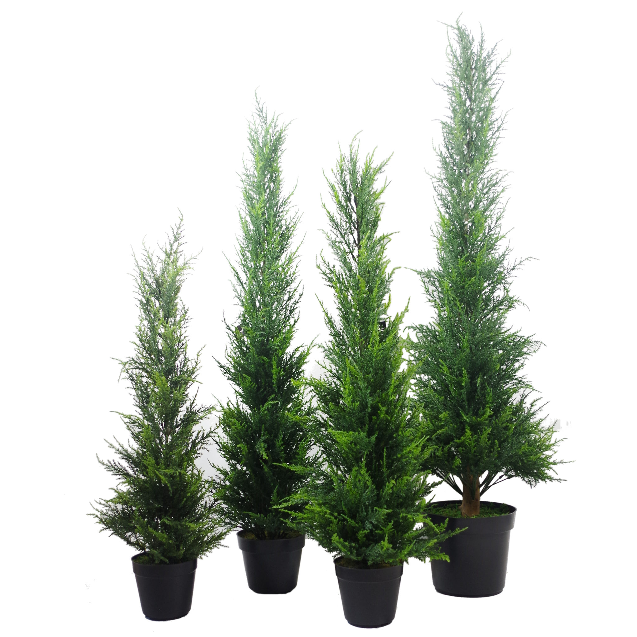 120cm (4ft) Artificial Cedar Cone Cypress Conifer Topiary Tree Leaf