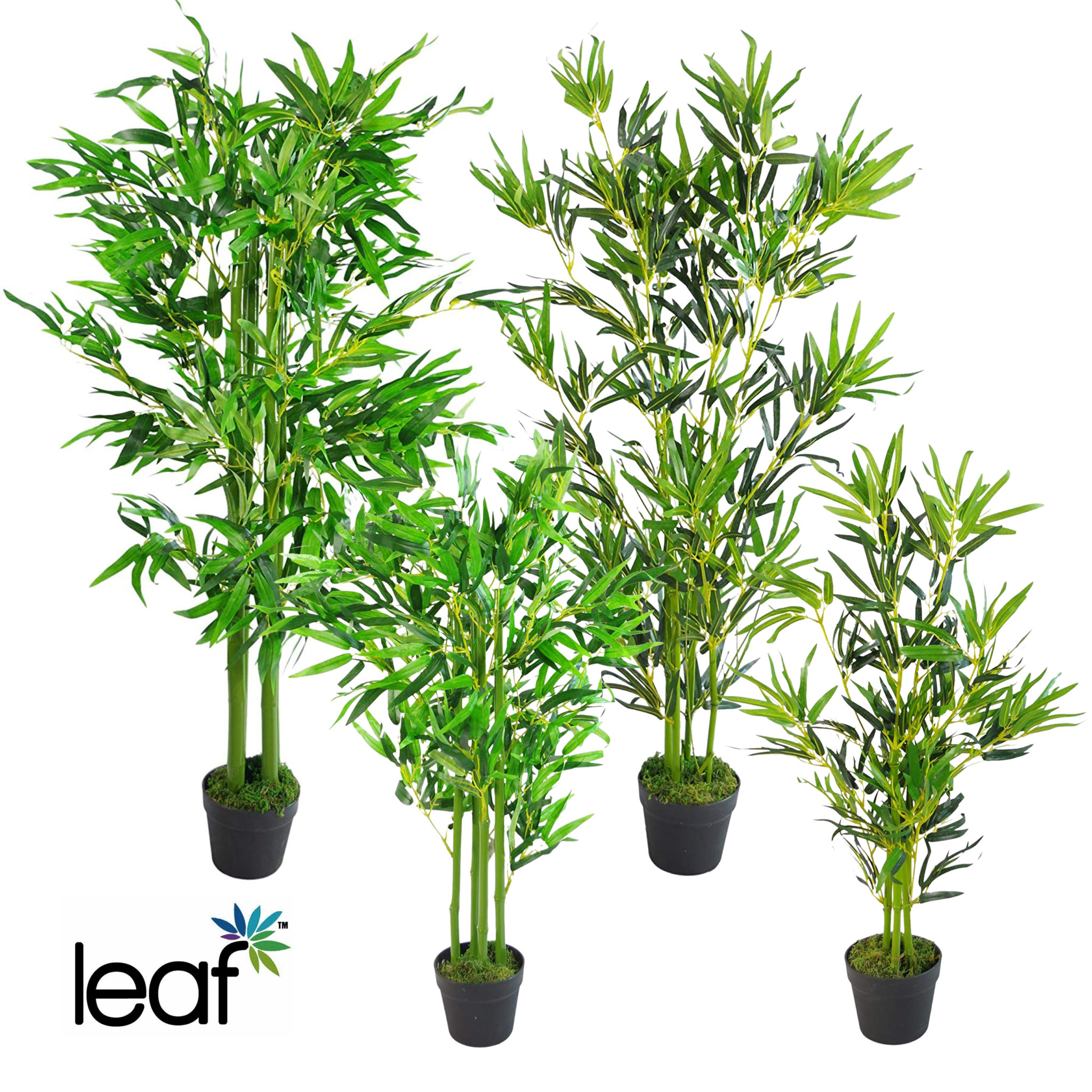 Artificial Bamboo Plants Trees - XL Realistic - Leaf Artificial Plants